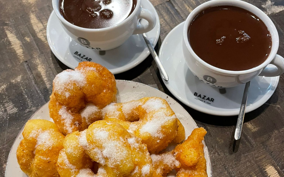 beignets de potiron à la valence avec du chocolat a la taza recette de nuez cafe