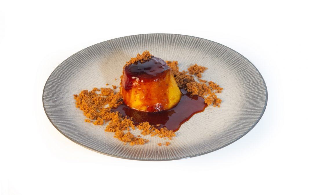 Flan de calabaza asada